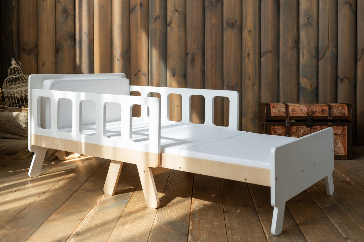 Meegroeiend kinderbed met matras