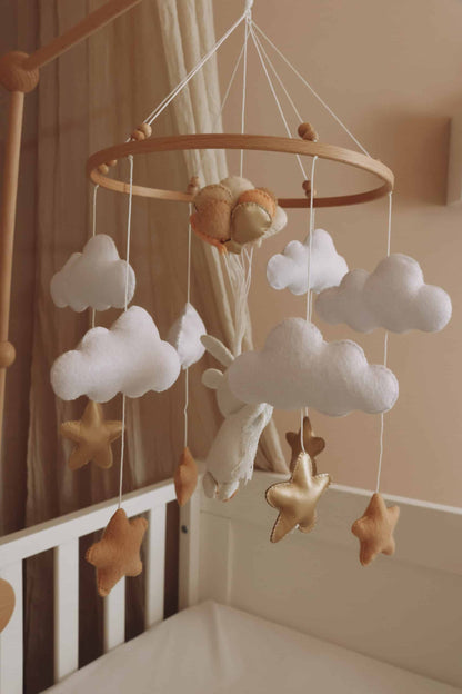Handmade Bunny baby mobile
