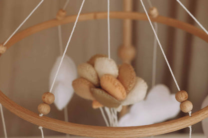 Handmade Bunny baby mobile