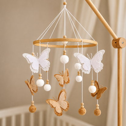 Handmade Butterfly babymobile