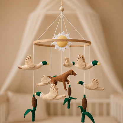 dog & ducks babymobile