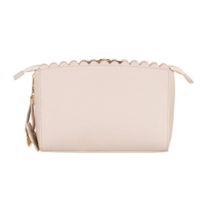 Beige Clutch Tas - Imitatieleer