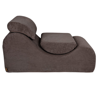 Wave Lounger in Aesthetic Bruin