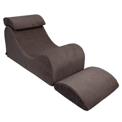 Wave Lounger in Aesthetic Bruin