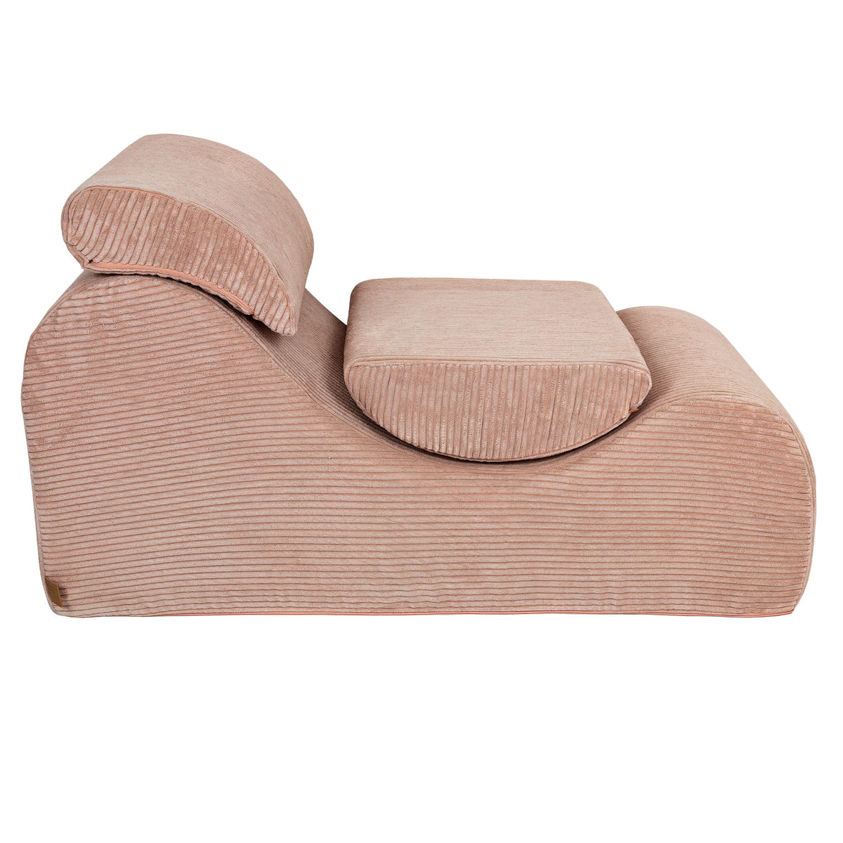 Wave Lounger in Aesthetic Poederroze