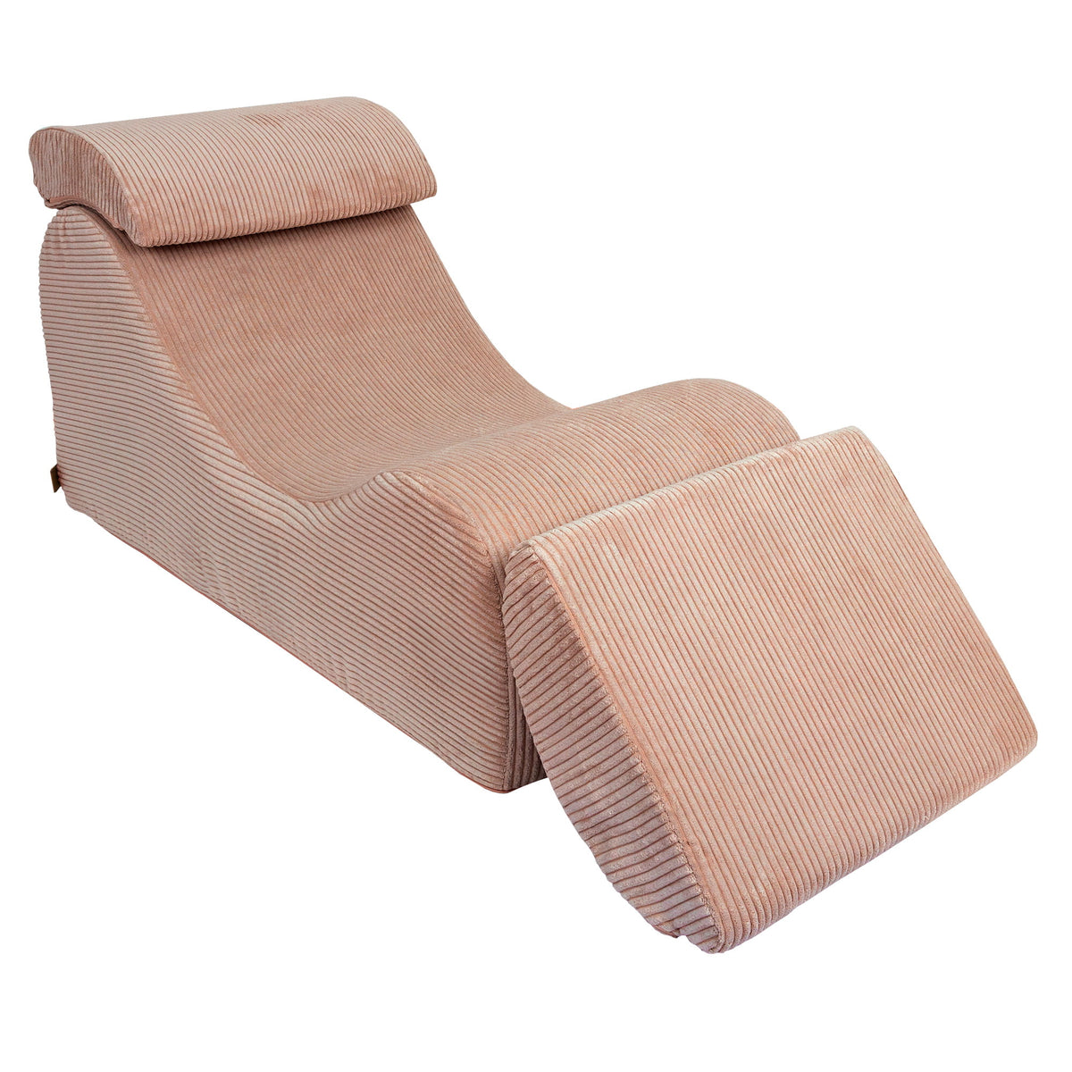 Wave Lounger in Aesthetic Poederroze