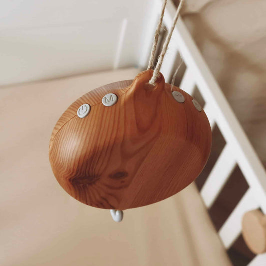 Batterij muziekdoos voor houten mobiel