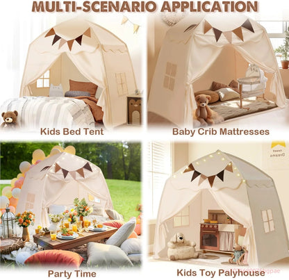 Bedtent voor Kinderen - Speeltent met Luifel   69,79 EUR