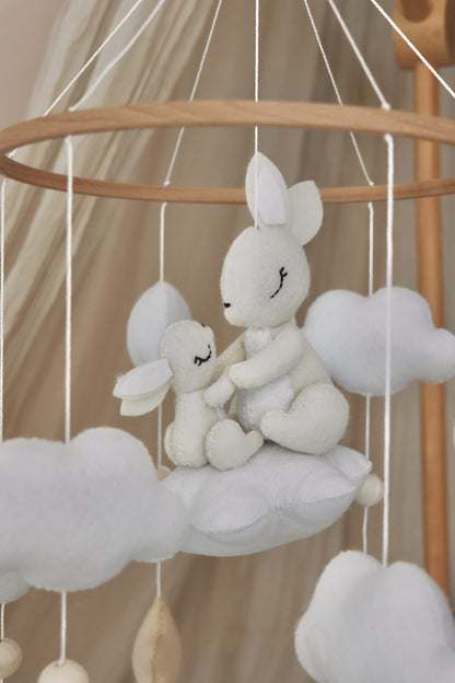Handmade Bunny Mom with baby