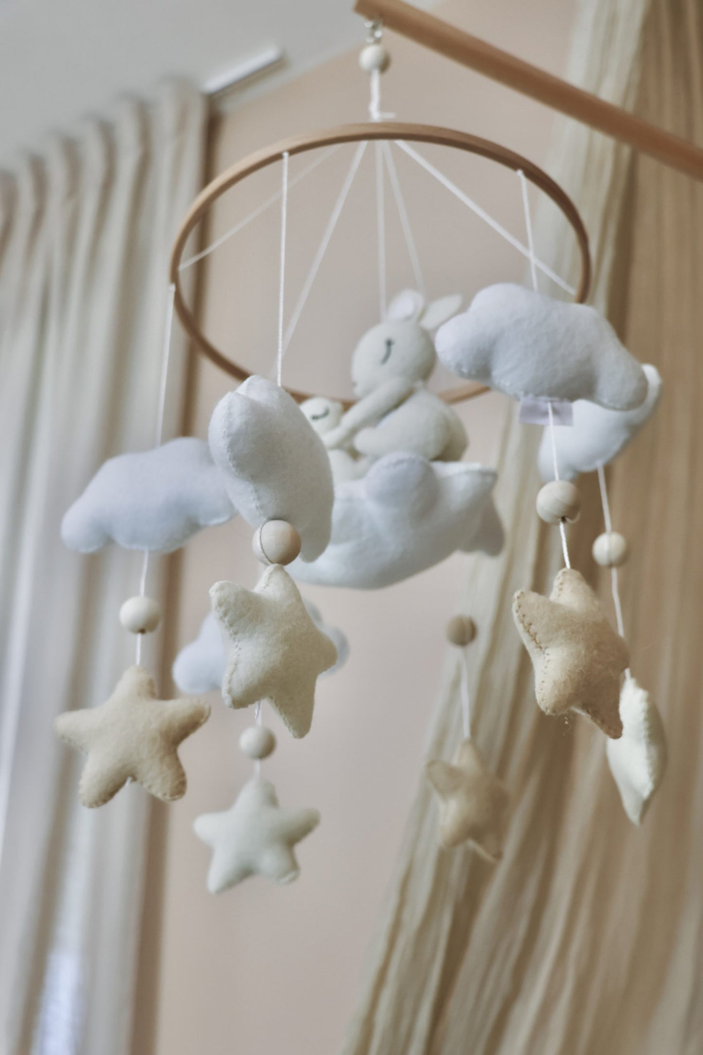 Handmade Bunny Mom with baby