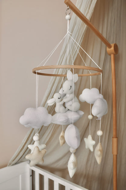 Handmade Bunny Mom with baby