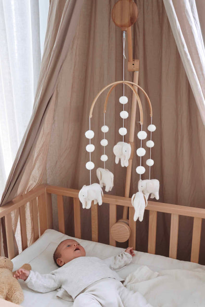 elephants babymobile