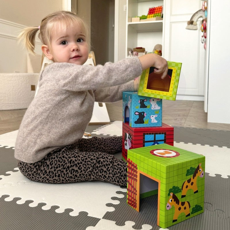 Farm in Boxes Cube Puzzle