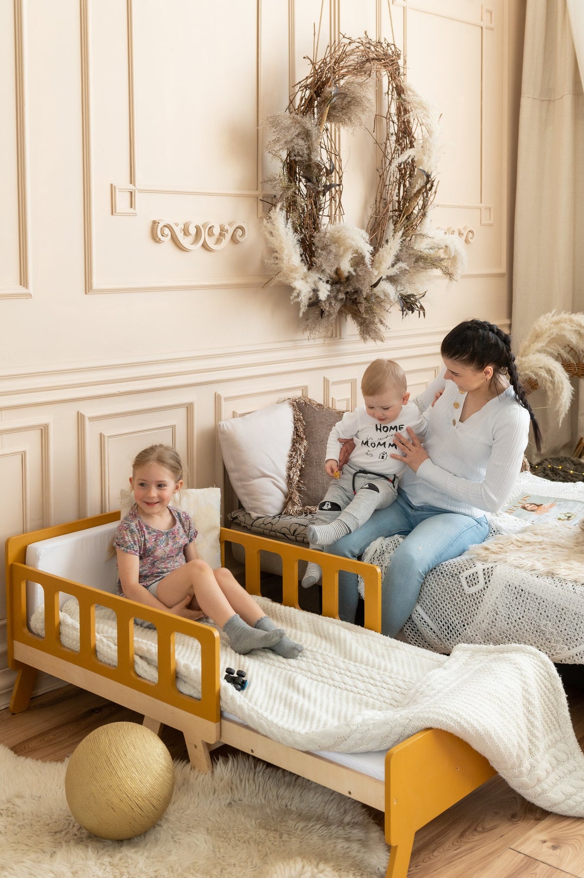 Meegroeiend kinderbed met matras
