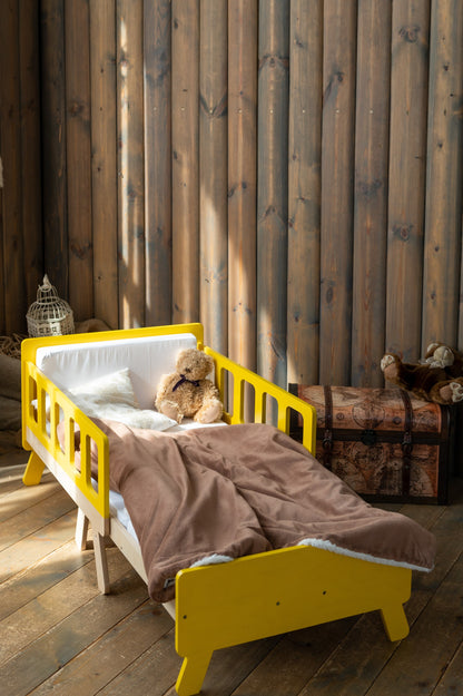 Meegroeiend kinderbed met matras