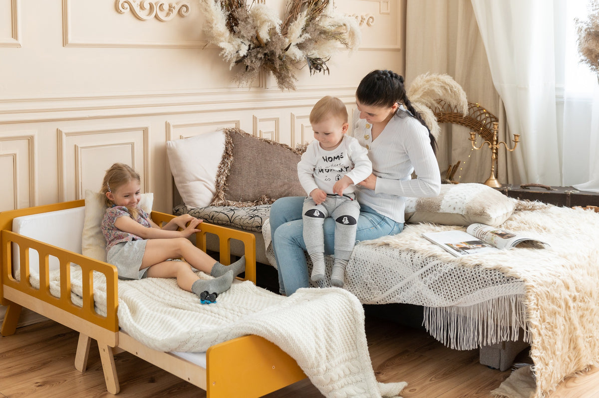 Meegroeiend kinderbed met matras