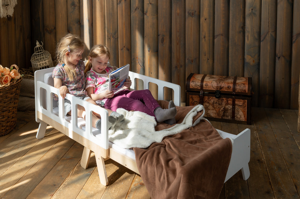 Meegroeiend kinderbed met matras