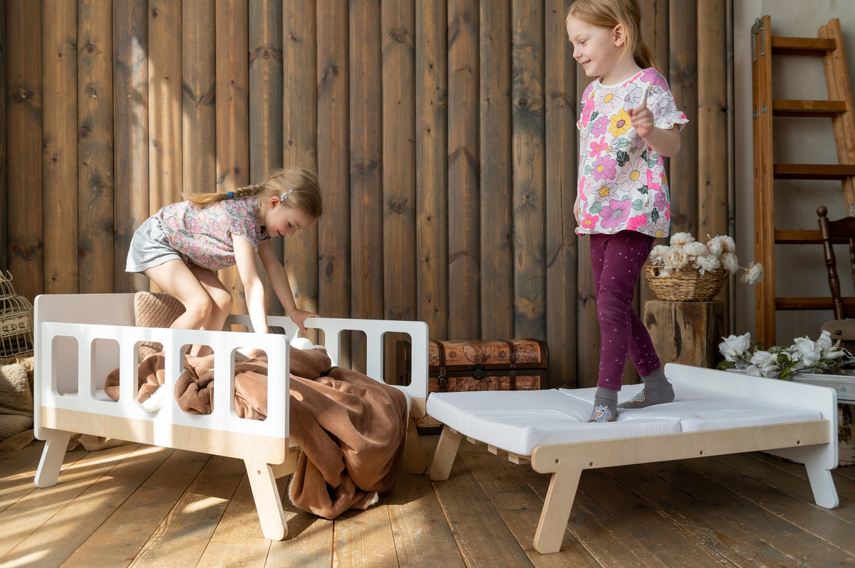 Meegroeiend kinderbed met matras