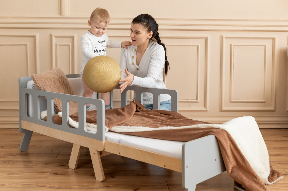 Meegroeiend kinderbed met matras