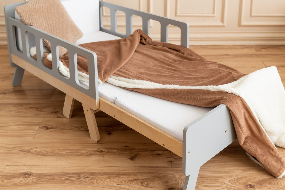 Meegroeiend kinderbed met matras
