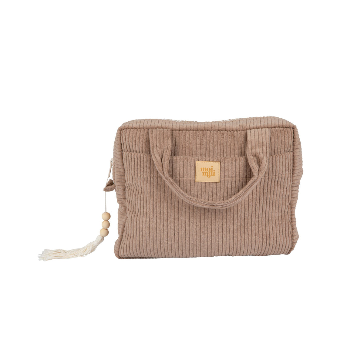 Set van 2 make-up tassen in latte