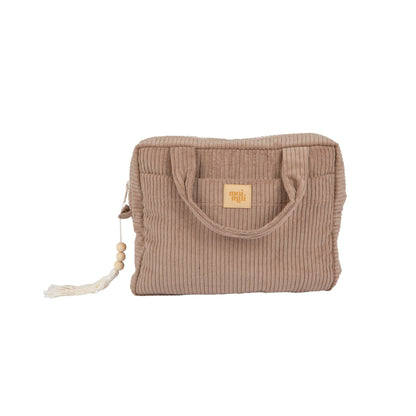 Set van 2 make-up tassen in latte